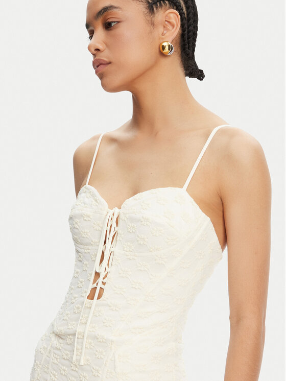 BARDOT BARDOT Kokteilikleit Delaney 59928DB Beež Regular Fit