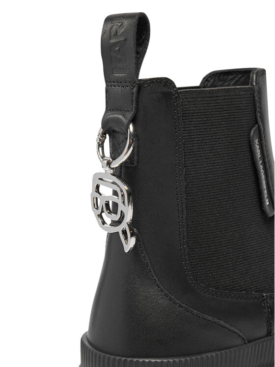 KARL LAGERFELD KARL LAGERFELD Chelsea cipele KL43534 Crna