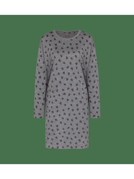 Triumph Triumph Koszula nocna Endless Comfort NDK LSL 36 Szary Relaxed Fit