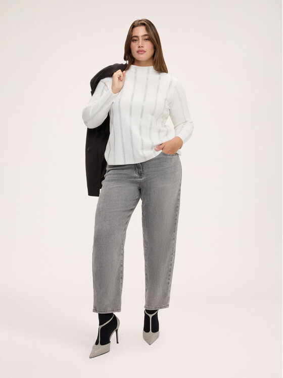 Fiorella Rubino Fiorella Rubino Maglione M639L008938N011 Bianco Regular Fit