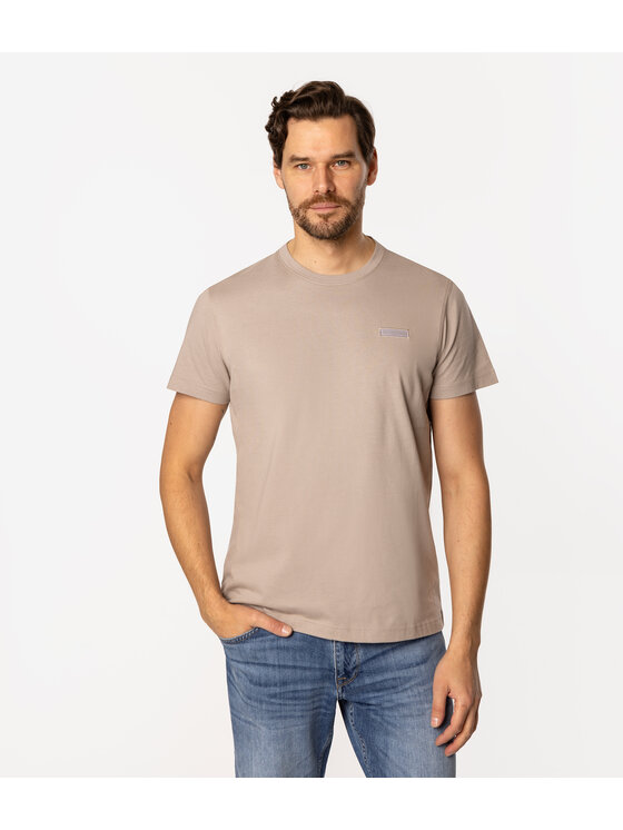 Lee Cooper Lee Cooper T-Shirt SIMPLE 1180 Beżowy Regular Fit