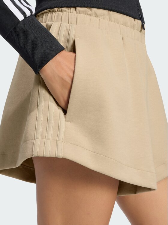 adidas adidas Szorty materiałowe 172113 Khaki Loose Fit