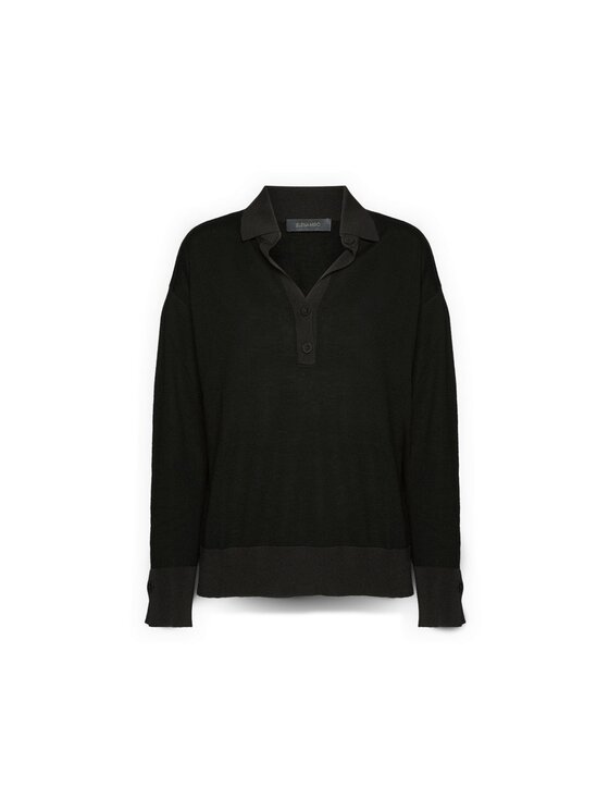 Elena Mirò Elena Mirò Maglione M092Z000857N033 Nero Regular Fit