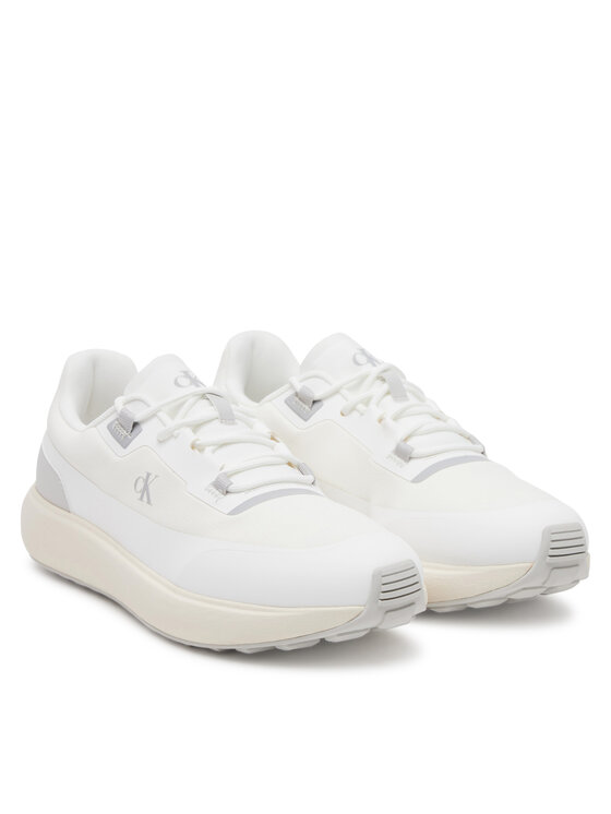 Calvin Klein Jeans Calvin Klein Jeans Sneakersy Athleisure Runner Tech Ripstop YM0YM01205 Bílá