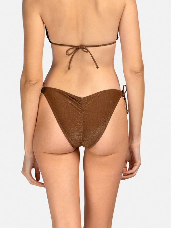 Miss Lou Miss Lou Bikini pezzo sotto D-LG2-BR Marrone