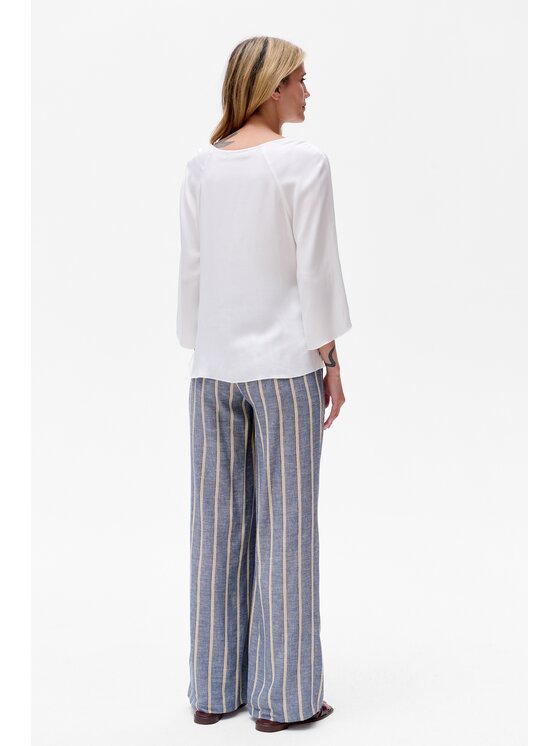 blue shadow blue shadow Bluzka Ida Écru Regular Fit