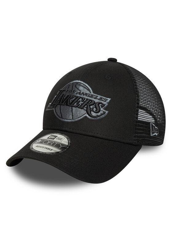 New Era Czapka z daszkiem LA Lakers NBA Black 9FORTY 60667432 Czarny