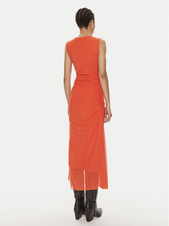 Gestuz Gestuz Kleid für den Alltag Messi 10909133 Orange Slim Fit