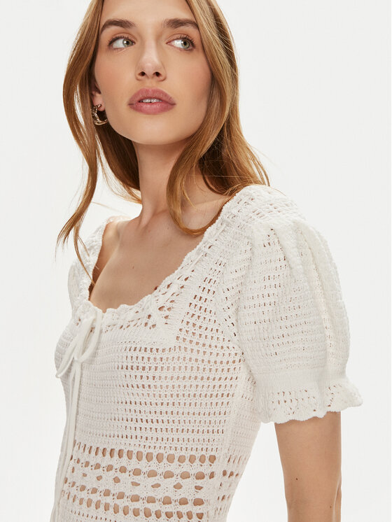 Gina Tricot Gina Tricot Ljetna haljina 22257 Bijela Slim Fit