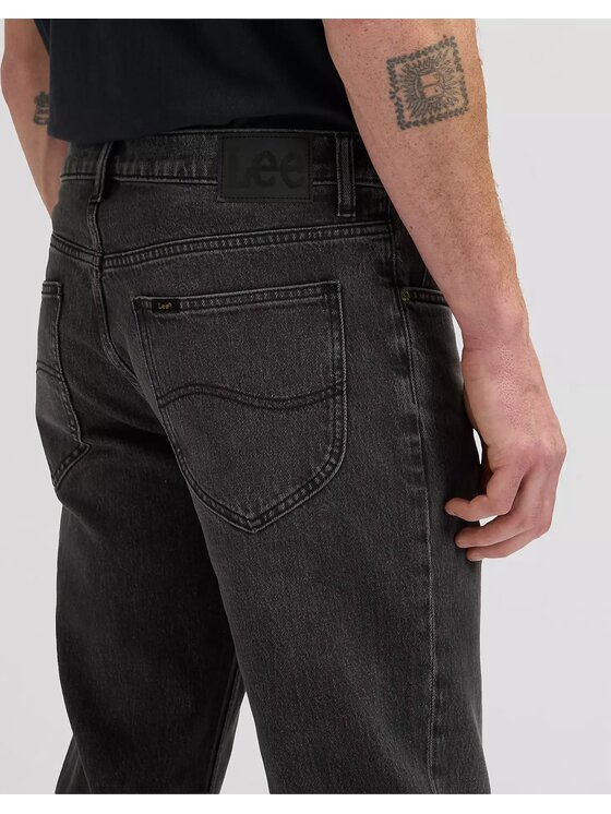 Lee Lee Jeansy WEST Szary Straight Leg