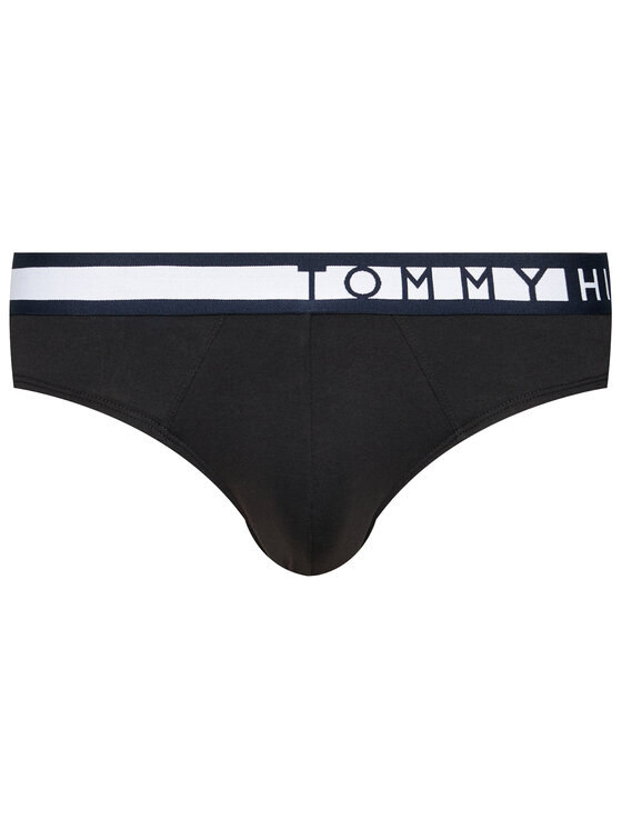 Tommy Hilfiger Tommy Hilfiger Sada 3 kusů slipů UM0UM01227 Černá