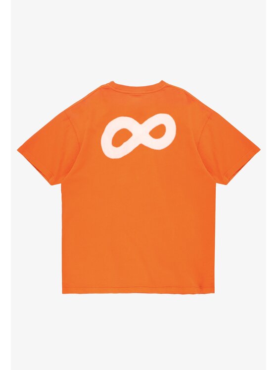 PROSTO. PROSTO. T-Shirt Infinity D Pomarańczowy Oversize