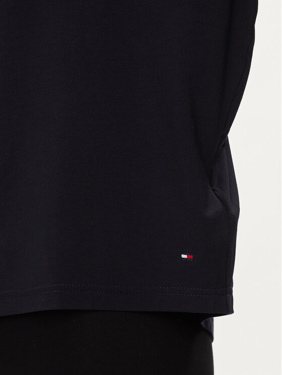 Tommy Hilfiger Tommy Hilfiger Majica UW0UW05196 Tamnoplava Relaxed Fit