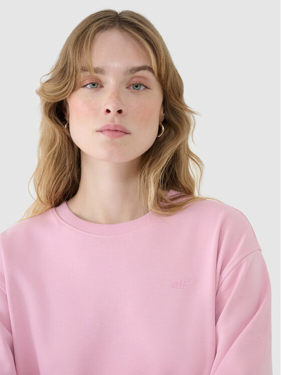 4F 4F Felpa 4FWMM00TSWSF1765-56S Rosa Regular Fit