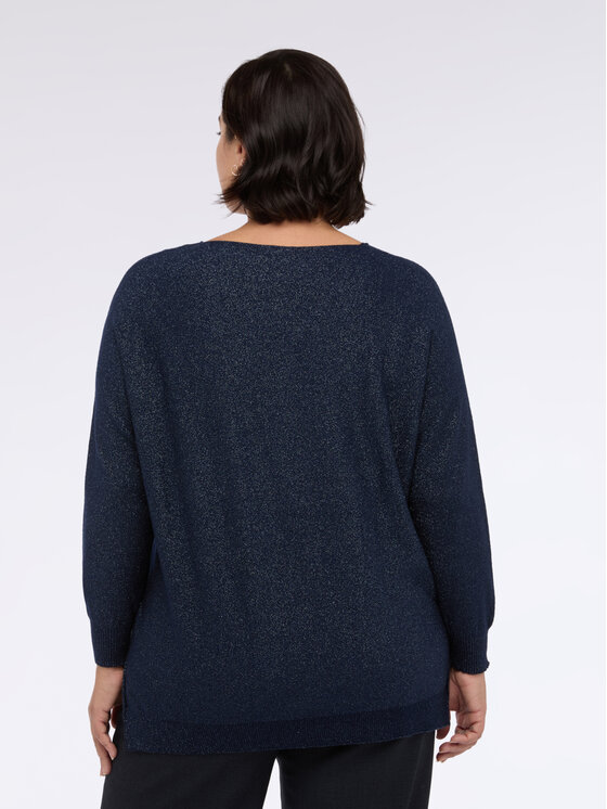 Fiorella Rubino Fiorella Rubino Maglione M030E002016N034 Blu Regular Fit