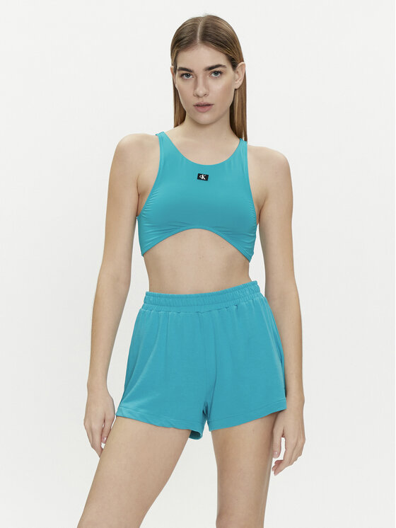 Calvin Klein Swimwear Calvin Klein Swimwear Bikini-Oberteil KW0KW02442 Türkisfarben