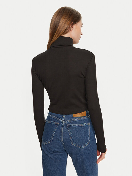 Calvin Klein Jeans Calvin Klein Jeans Dolčevita J20J224196 Crna Regular Fit