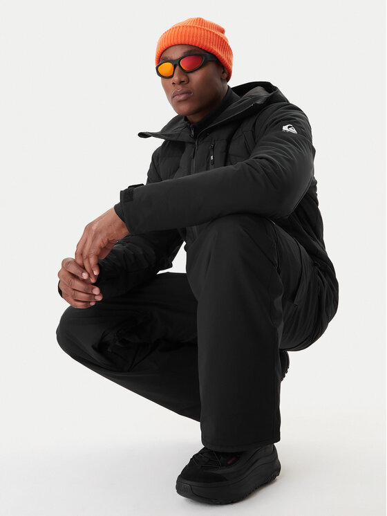 Quiksilver Quiksilver Geacă de schi The Edge EQYTJ03504 Negru Slim Fit