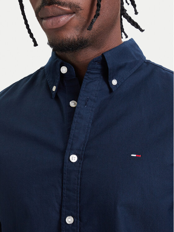 Tommy Jeans Tommy Jeans Koszula Oxford DM0DM23711 Granatowy Regular Fit