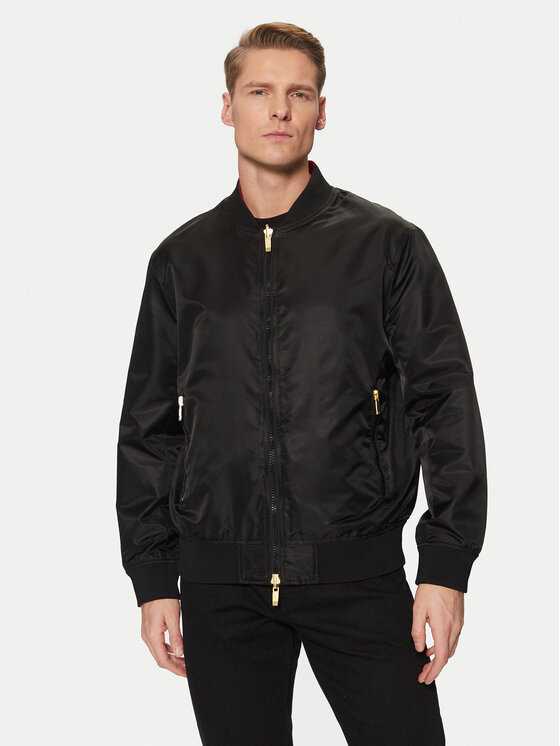 Armani Exchange Męska Kurtka bomber, rozmiar XL, Czarna, XM000189 AF12011 MC057