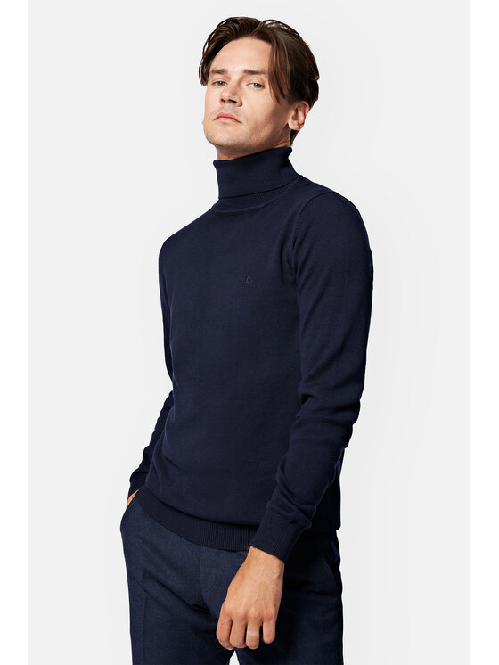 Lancerto Lancerto Golf Slink SW073223000057 Granatowy Regular Fit