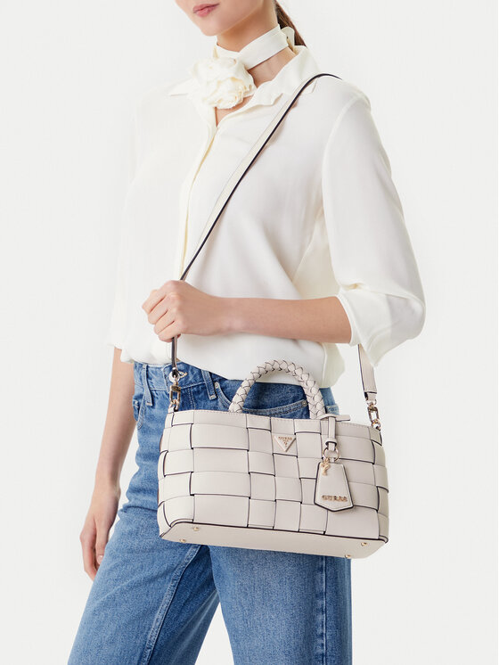 Guess Guess Ročna torba Maylee HWWG96 61060 Bela