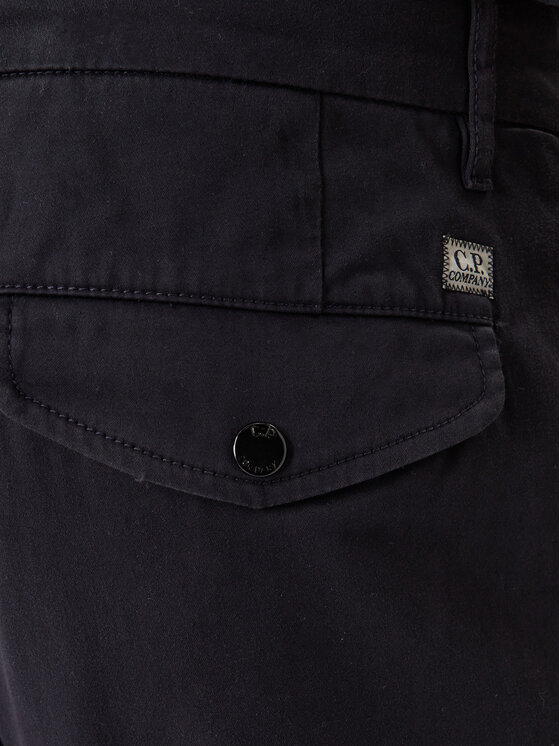 C.P. Company C.P. Company Kalhoty z materiálu RSCMPA744A005694G Tmavomodrá Regular Fit