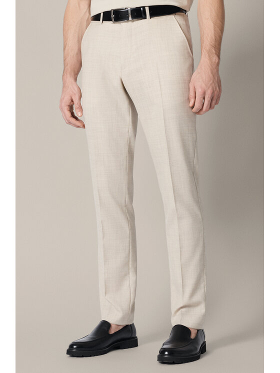Lancerto Lancerto Garnitur Sabadell GA073126000008 Beżowy Slim Fit
