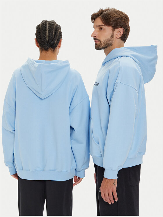 2005 2005 Mikina Unisex Basic Modrá Regular Fit