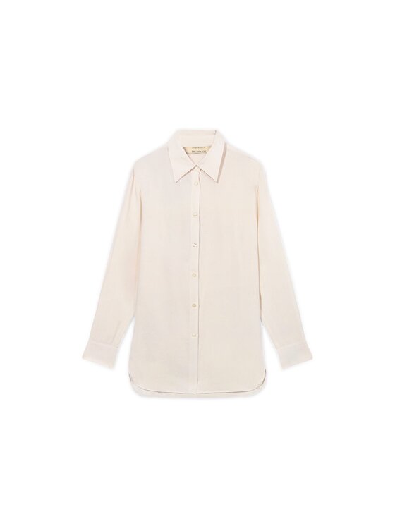 Trussardi Trussardi Koszula 51426300034N002 Kremowy Regular Fit