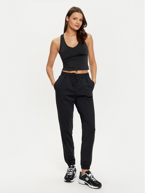 Girlfriend Collective Girlfriend Collective Spodnji del trenirke ReSet 6016 Črna Slim Fit