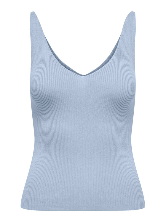 JDY JDY Top Nanna 15180497 Błękitny Slim Fit