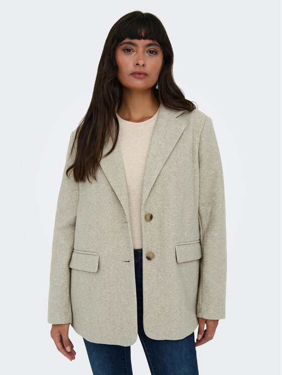 ONLY ONLY Pintsak 15288325 Beež Regular Fit