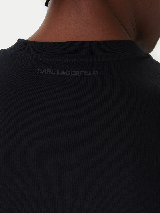 KARL LAGERFELD KARL LAGERFELD Majica 755710 561224 Mornarsko modra Regular Fit