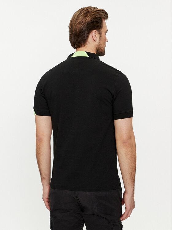 REPLAY Replay Тениска с яка и копчета M3540A.000.20623 Черен Regular Fit