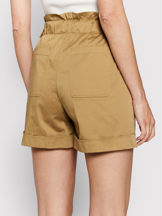 Morgan Morgan Pantaloncini di tessuto 221-SHOFI.F Beige Regular Fit