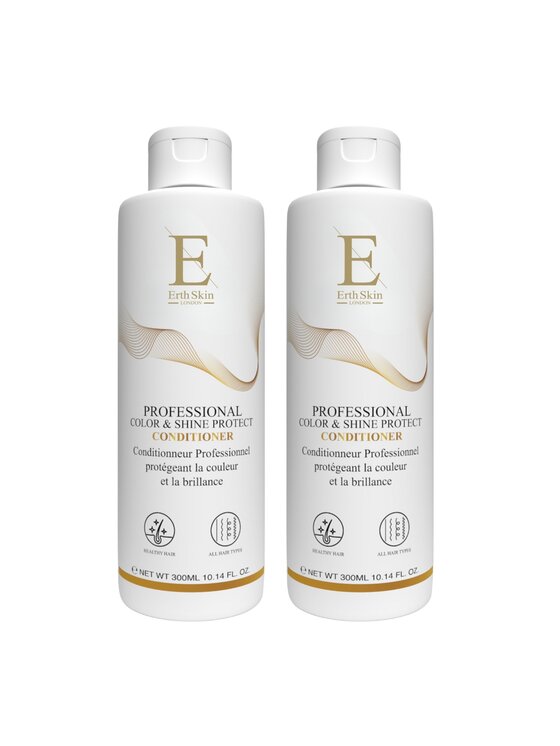 Erthskin London Erthskin London 2 x profesjonalna odżywka chroniąca kolor i połysk 300 ml Odżywka do włosów