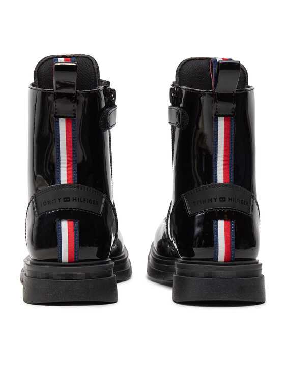 Tommy Hilfiger Tommy Hilfiger Čizme T4A5-33588-0775 M Crna