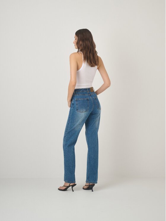 La Mania La Mania Top TALIA Biela Classic Fit