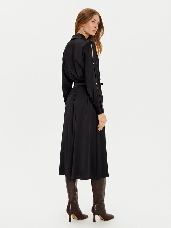 Liu Jo Liu Jo Vsakodnevna obleka WF4048 T3764 Črna Regular Fit