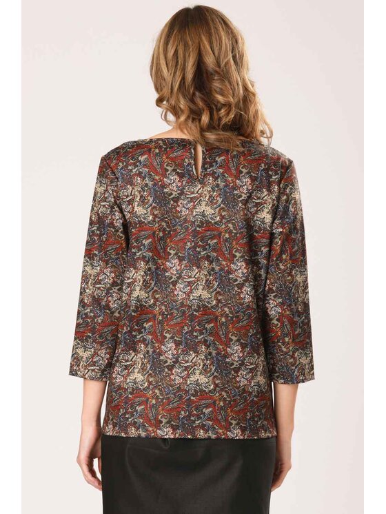 QUIOSQUE QUIOSQUE Halenka JOINT BLOUSE Barevná Regular Fit