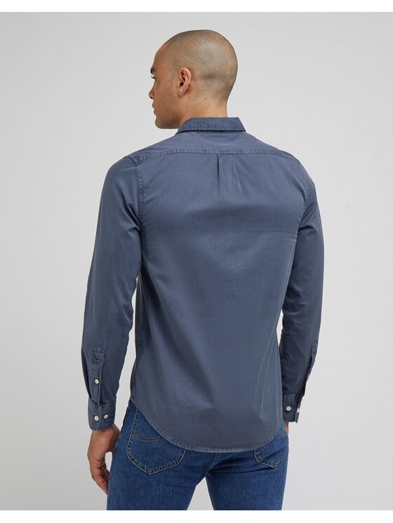 Lee Lee Camicia PATCH Grigio Regular Fit