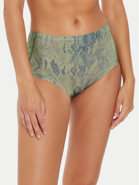 Chantelle Chantelle Mutande classiche a vita alta Soft Stretch C11D70 Verde