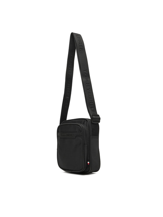 Tommy Hilfiger Tommy Hilfiger Τσαντάκι Th Repreve Mini Reporter AM0AM13465 Μαύρο