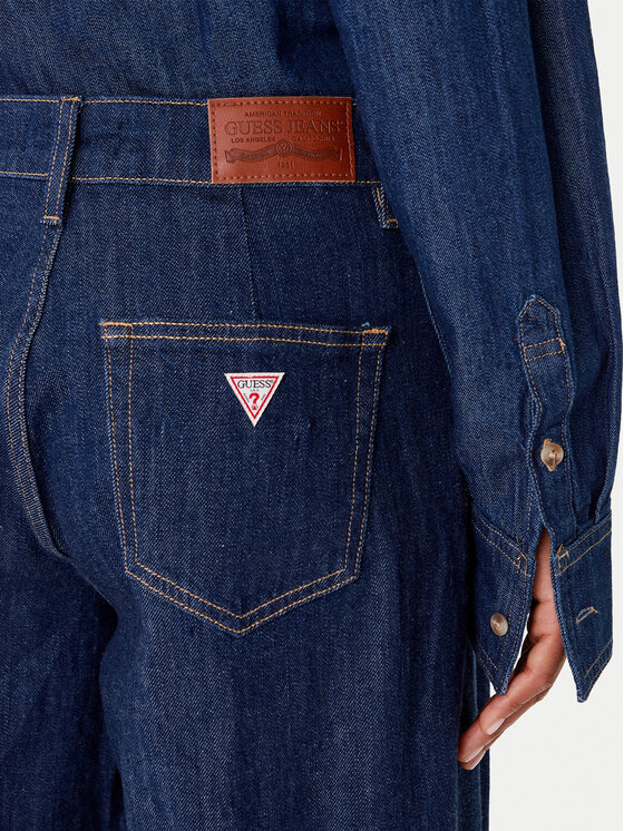 Guess Jeans Guess Jeans Farmer W5BA2U D002A Sötétkék Wide Leg