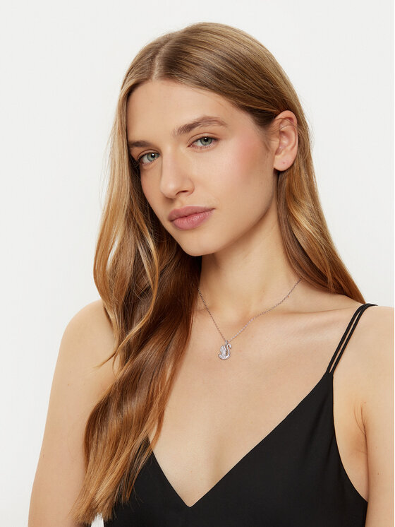 Swarovski Swarovski Colier Iconic Swan 5647872 Argintiu