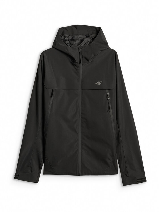 4F 4F Kurtka przejściowa CITY JACKETS Czarny Regular Fit