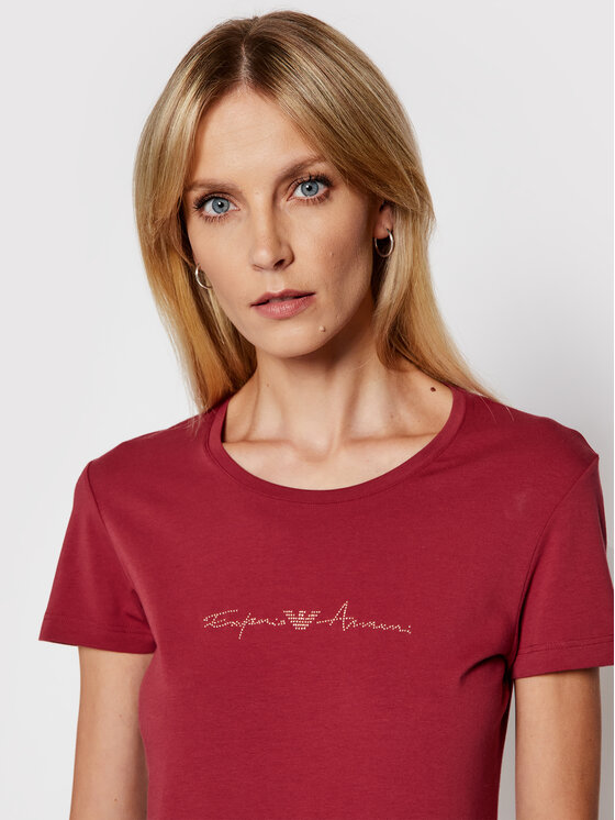 T-shirt 163139 1P223 05573 Bordeaux Regular Fit
