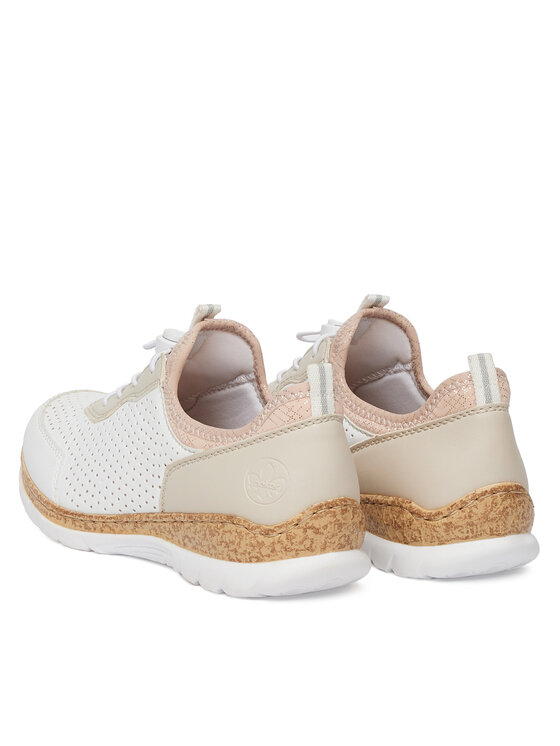 Rieker Rieker Sneakersy N4286-80 Biela