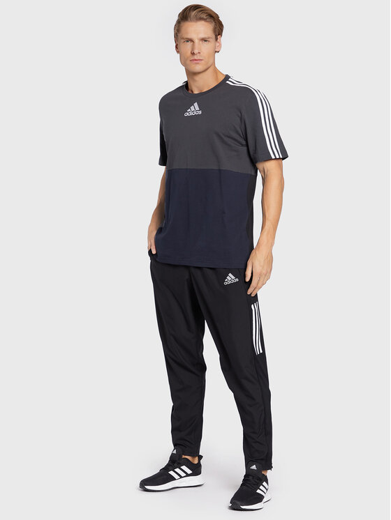 T-shirt Essentials Colorblock HK2881 Grigio